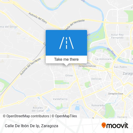 Calle De Ibón De Ip map