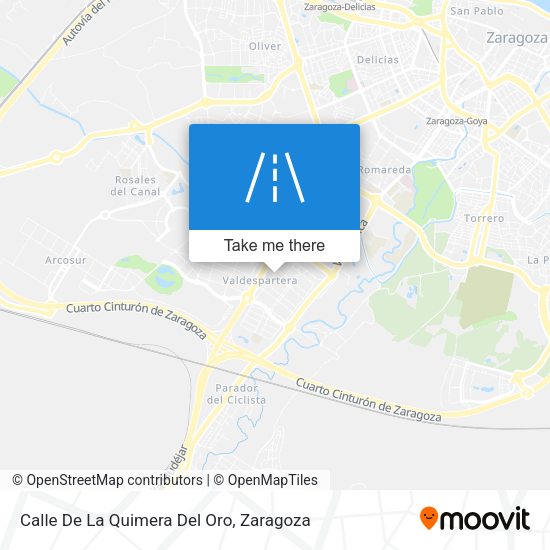 Calle De La Quimera Del Oro map