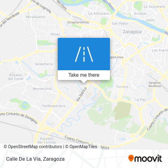 Calle De La Vía map