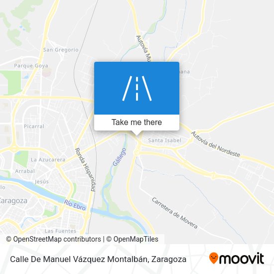 Calle De Manuel Vázquez Montalbán map
