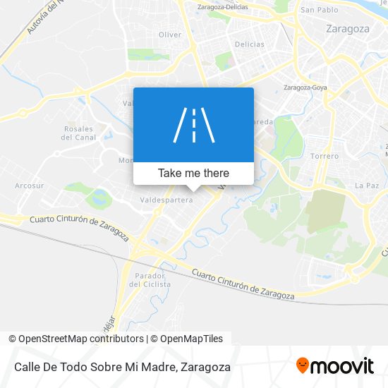 Calle De Todo Sobre Mi Madre map