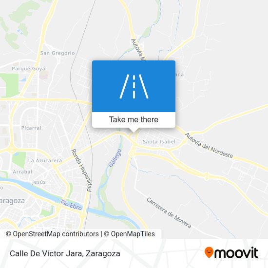 Calle De Víctor Jara map