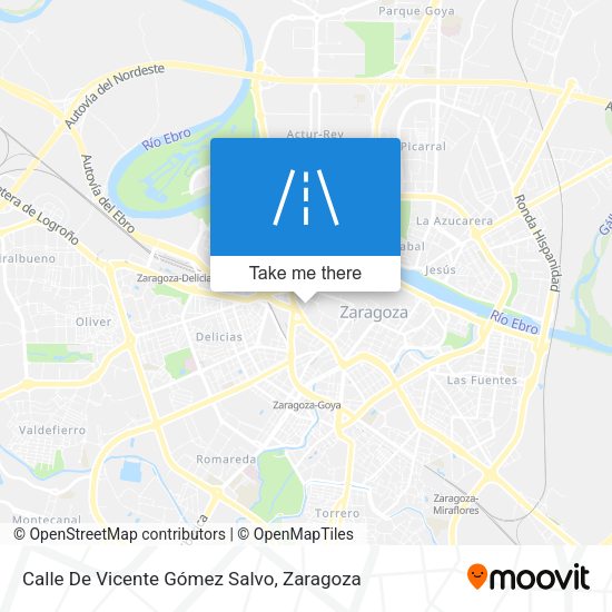Calle De Vicente Gómez Salvo map