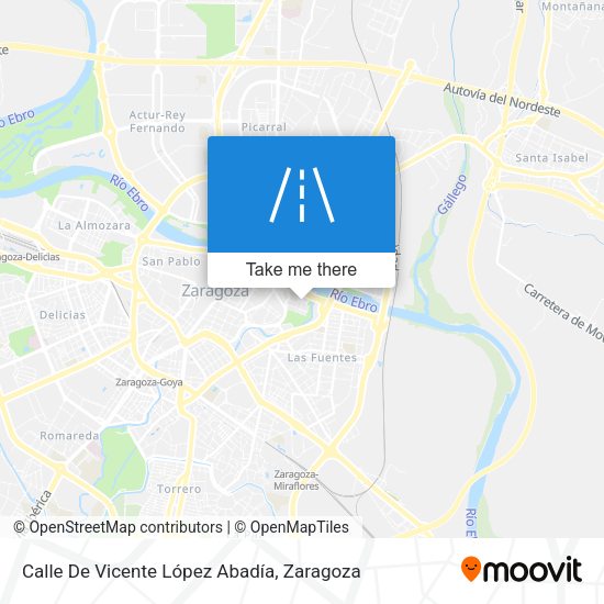 Calle De Vicente López Abadía map