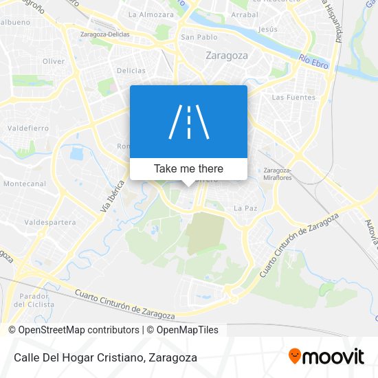 Calle Del Hogar Cristiano map
