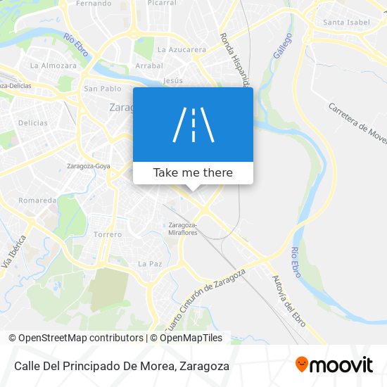 mapa Calle Del Principado De Morea