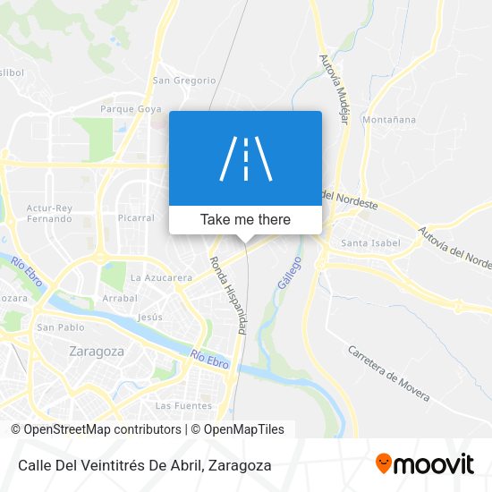 Calle Del Veintitrés De Abril map