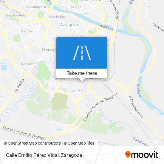 mapa Calle Emilio Pérez Vidal