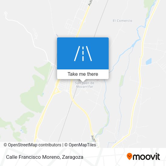 Calle Francisco Moreno map
