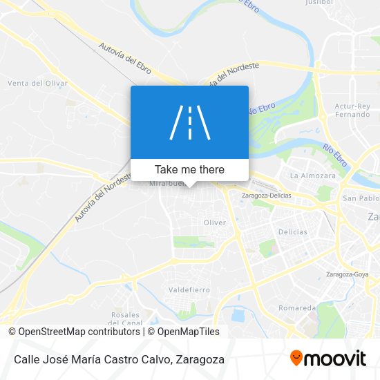 Calle José María Castro Calvo map
