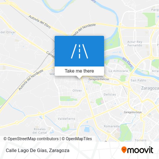 Calle Lago De Gías map