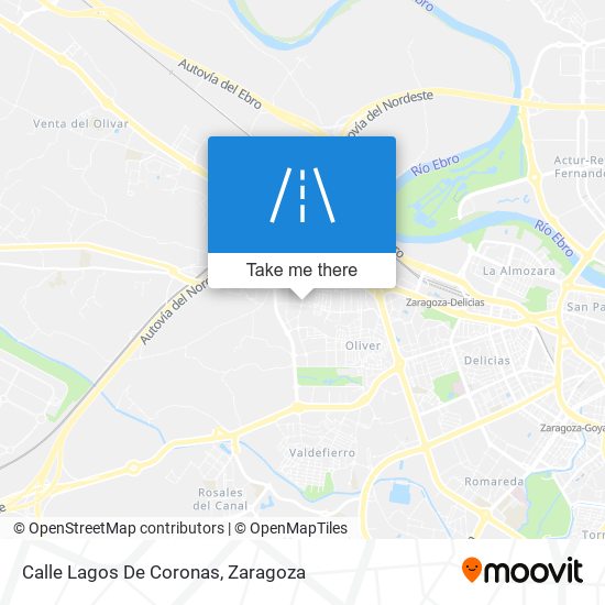 mapa Calle Lagos De Coronas