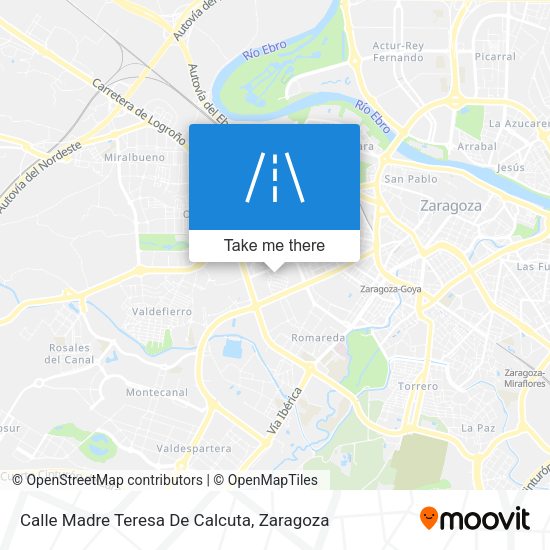 Calle Madre Teresa De Calcuta map