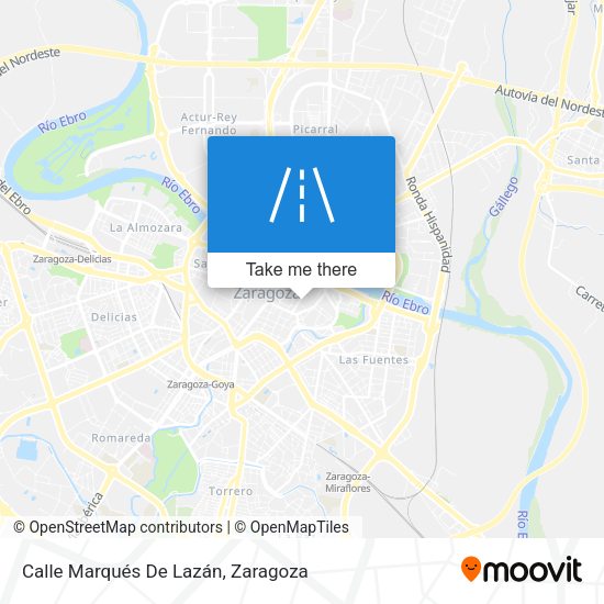 Calle Marqués De Lazán map