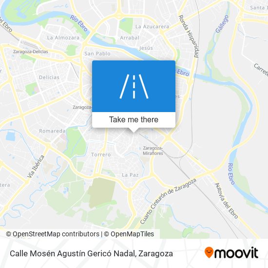 Calle Mosén Agustín Gericó Nadal map