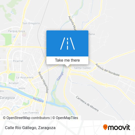 Calle Río Gállego map