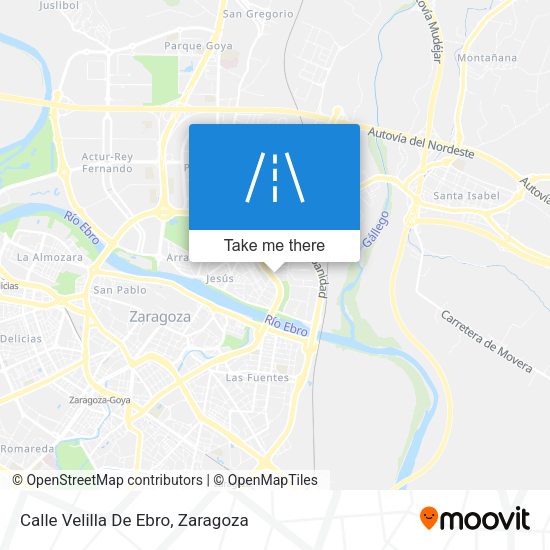 Calle Velilla De Ebro map