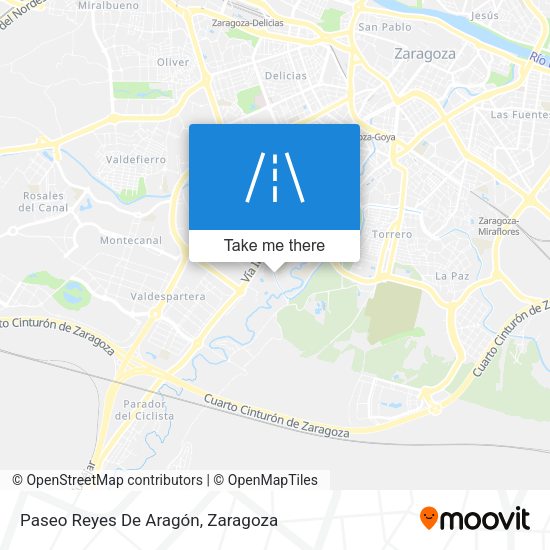 Paseo Reyes De Aragón map