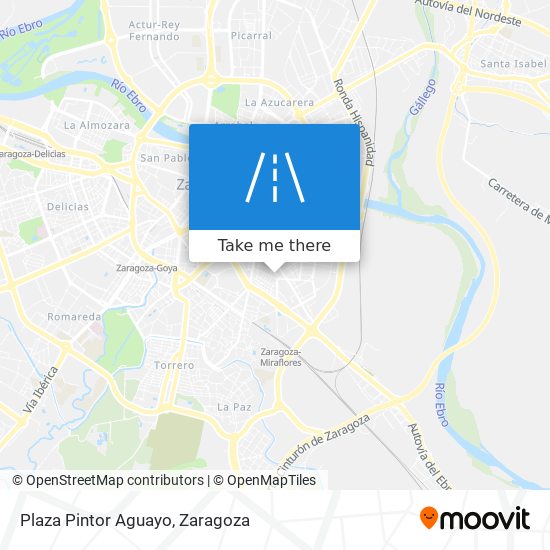 mapa Plaza Pintor Aguayo