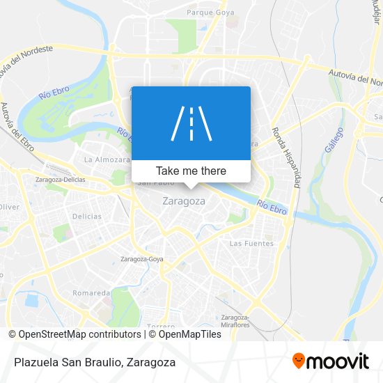Plazuela San Braulio map