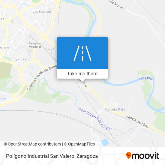 Polígono Industrial San Valero map