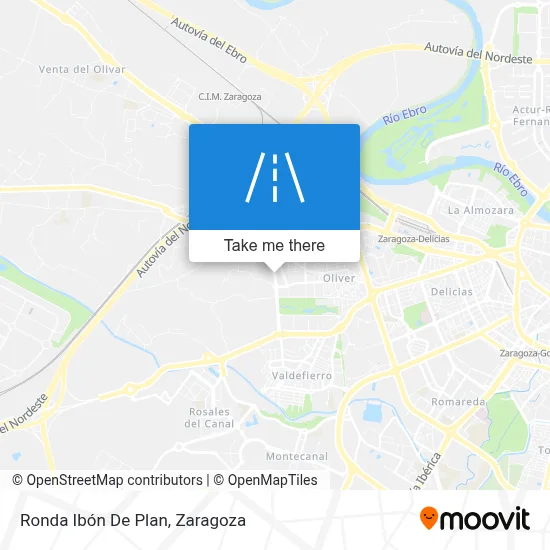 Ronda Ibón De Plan map