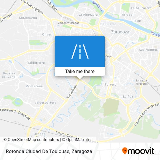 Rotonda Ciudad De Toulouse map