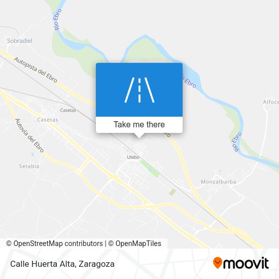 Calle Huerta Alta map