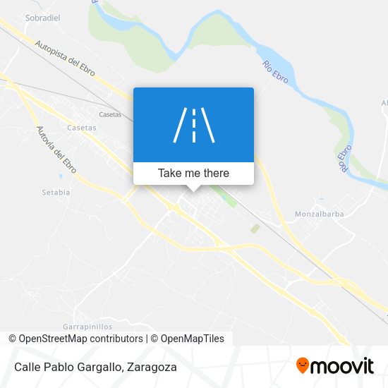 Calle Pablo Gargallo map