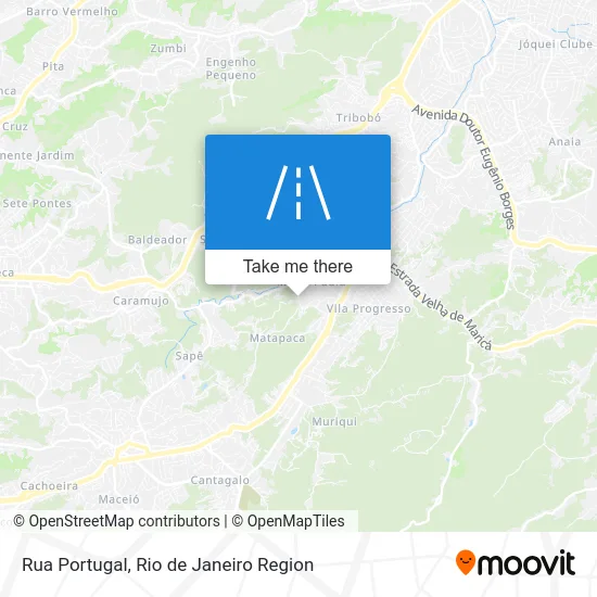 Rua Portugal map