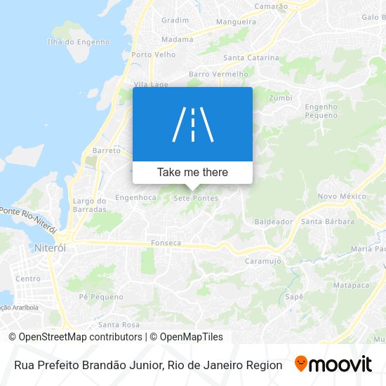 Rua Prefeito Brandão Junior map