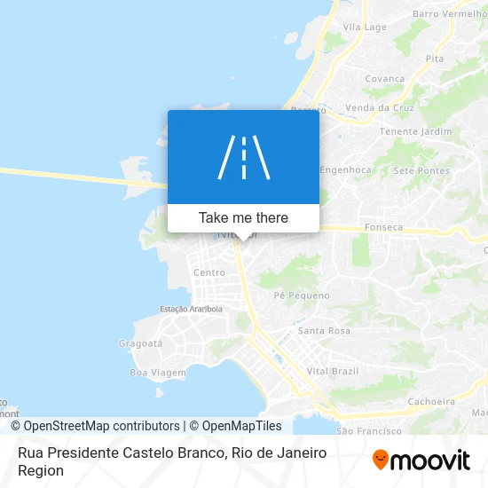 Rua Presidente Castelo Branco map