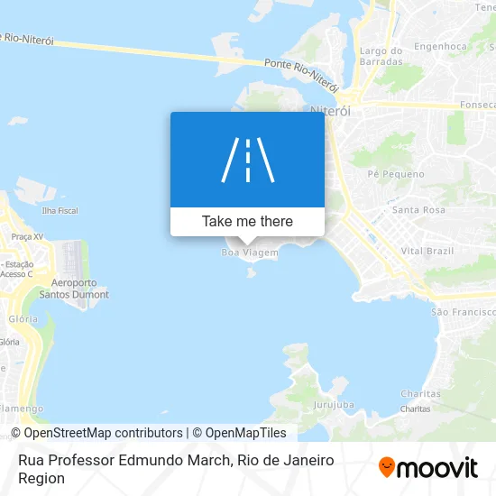 Rua Professor Edmundo March map