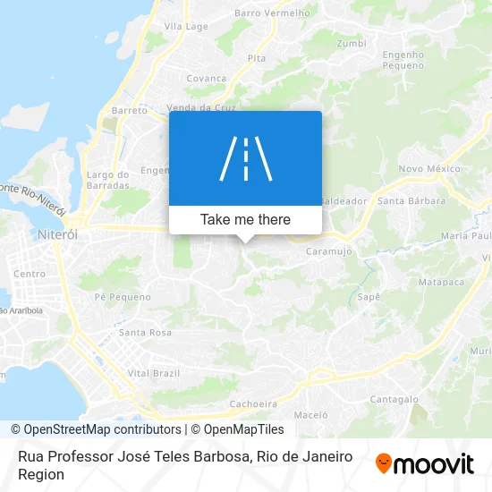 Rua Professor José Teles Barbosa map