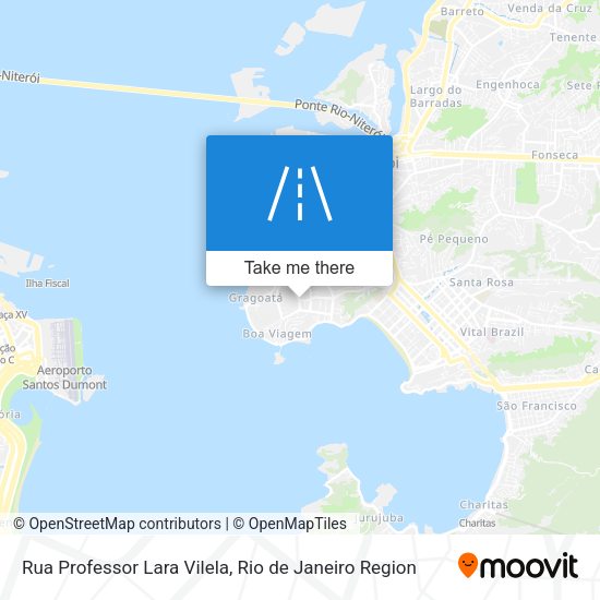 Rua Professor Lara Vilela map