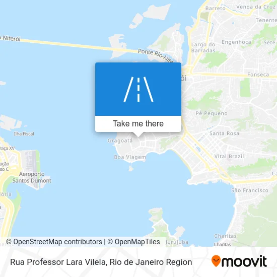 Rua Professor Lara Vilela map