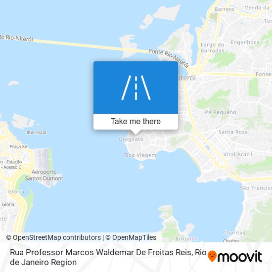 Mapa Rua Professor Marcos Waldemar De Freitas Reis