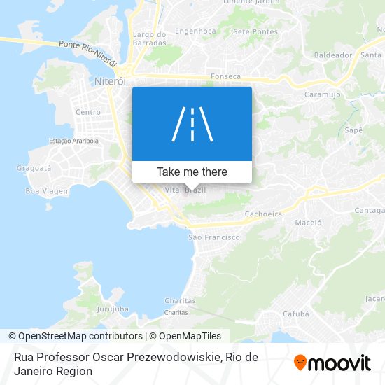 Rua Professor Oscar Prezewodowiskie map