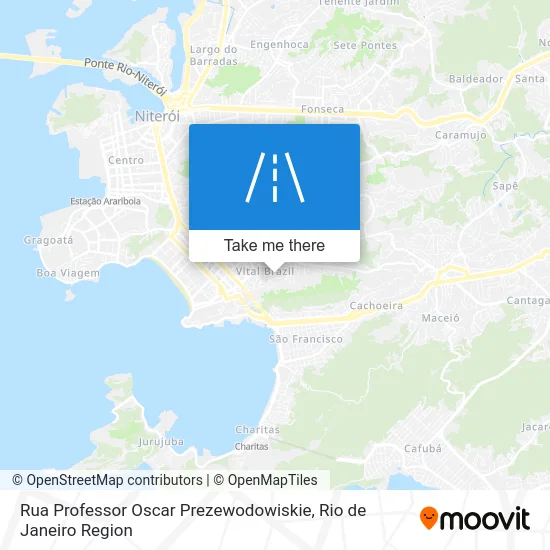Rua Professor Oscar Prezewodowiskie map