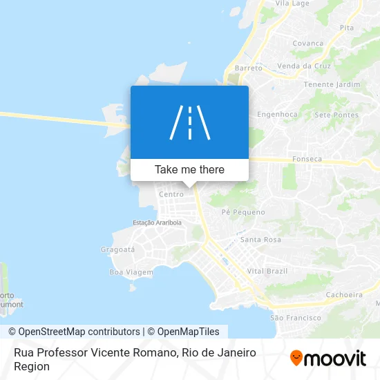 Rua Professor Vicente Romano map