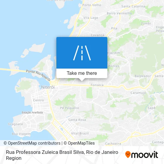 Rua Professora Zuleica Brasil Silva map