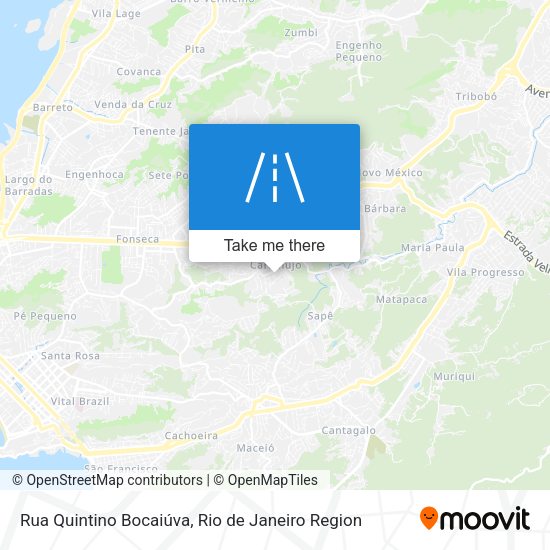 Rua Quintino Bocaiúva map