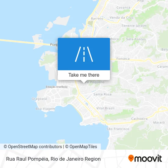 Rua Raul Pompéia map