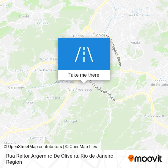 Rua Reitor Argemiro De Oliveira map