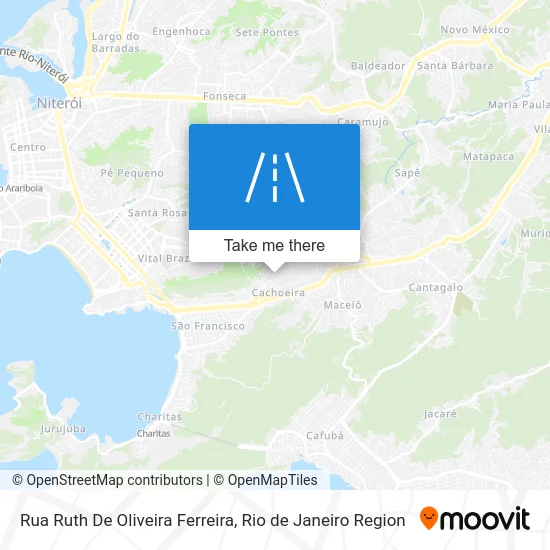 Rua Ruth De Oliveira Ferreira map
