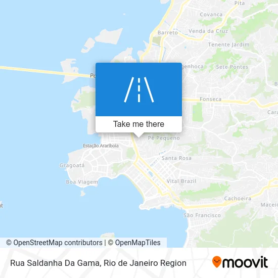 Rua Saldanha Da Gama map