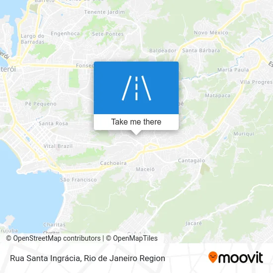 Rua Santa Ingrácia map