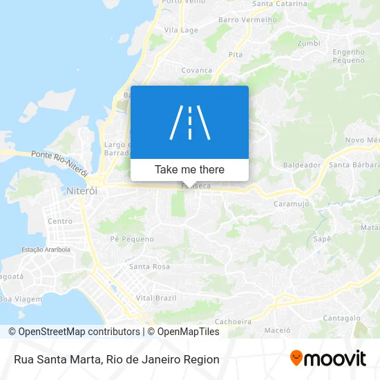 Rua Santa Marta map