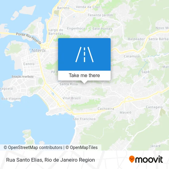 Rua Santo Elias map