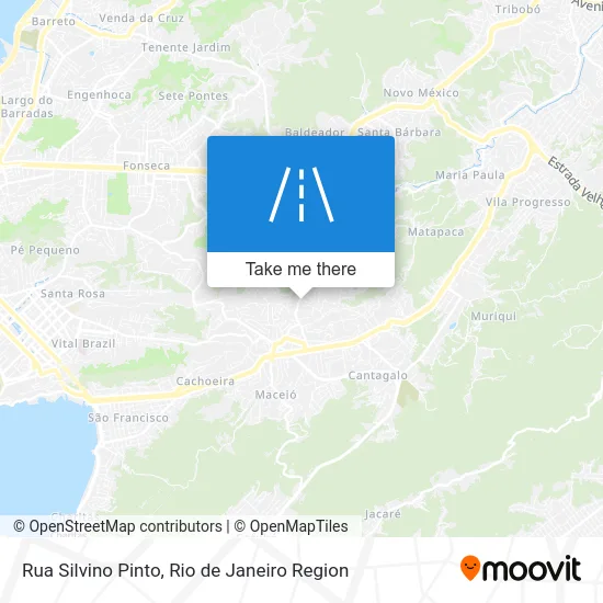 Rua Silvino Pinto map